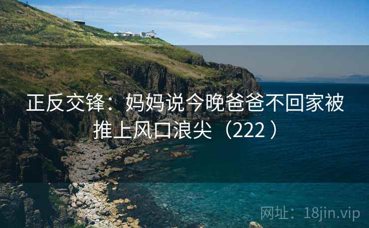 正反交锋：妈妈说今晚爸爸不回家被推上风口浪尖（222 ）  第1张