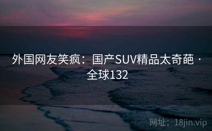 外国网友笑疯：国产SUV精品太奇葩 · 全球132