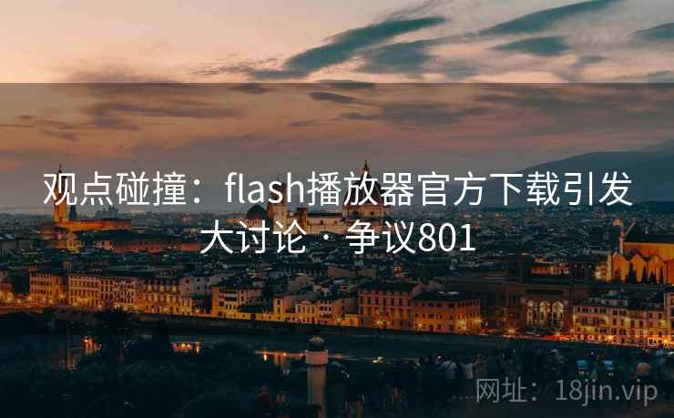 观点碰撞：flash播放器官方下载引发大讨论 · 争议801  第2张
